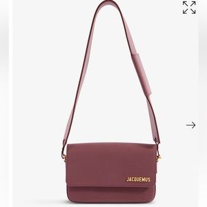 Jacquemus Le Carinu Flap Leather Shoulder Bag